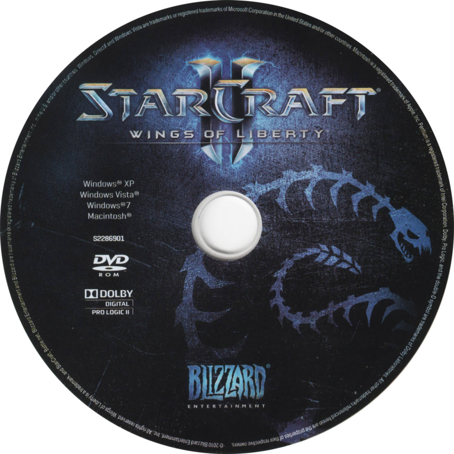 StarCraft II: Wings of Liberty - CD obal