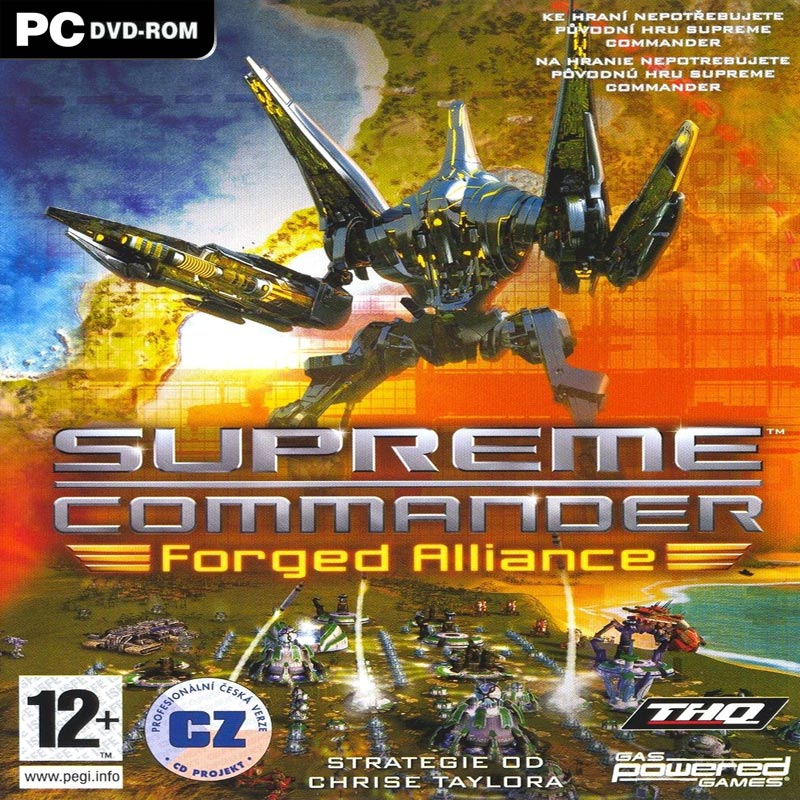 Supreme Commander: Forged Alliance - predn CD obal