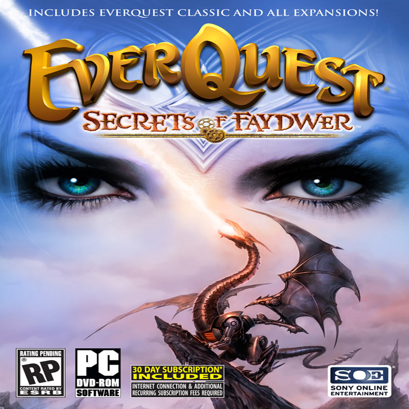EverQuest: Secrets of Faydwer - predn CD obal