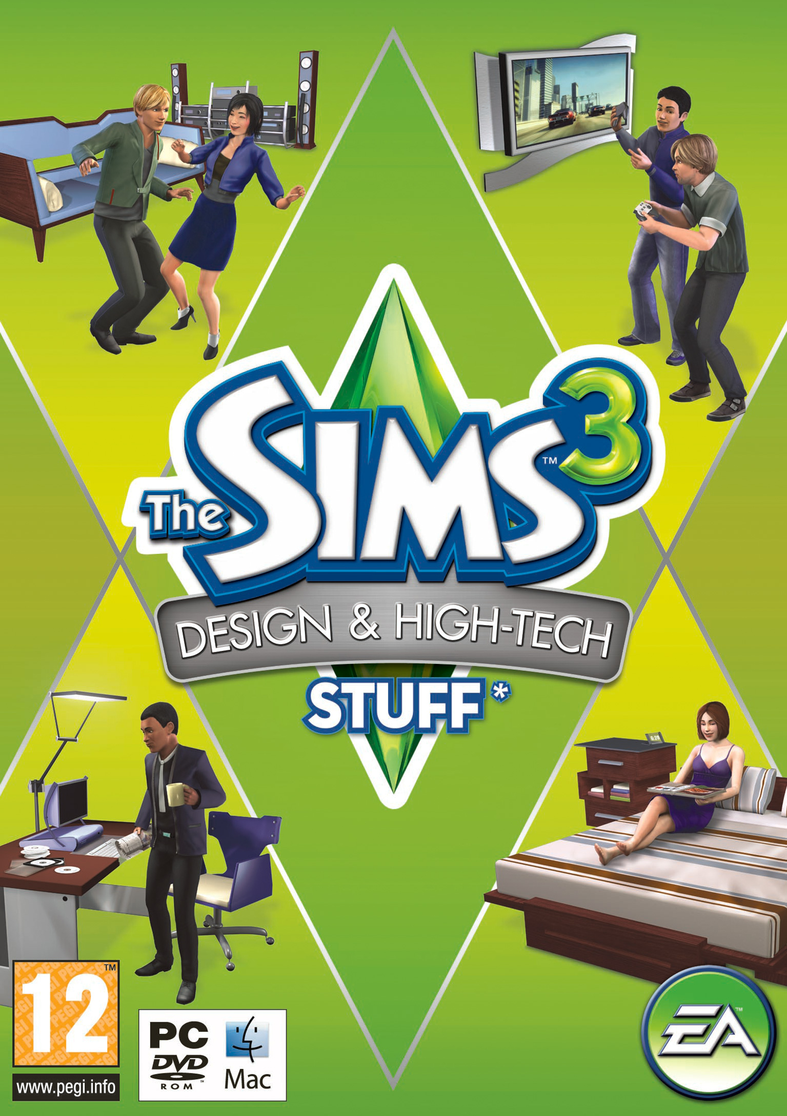 The Sims 3: High-End Loft Stuff - predn DVD obal