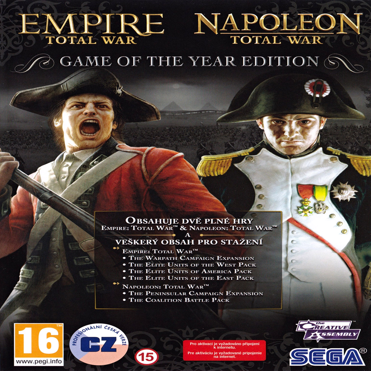 Empire & Napoleon: Total War - Game of the Year Edition - predn CD obal
