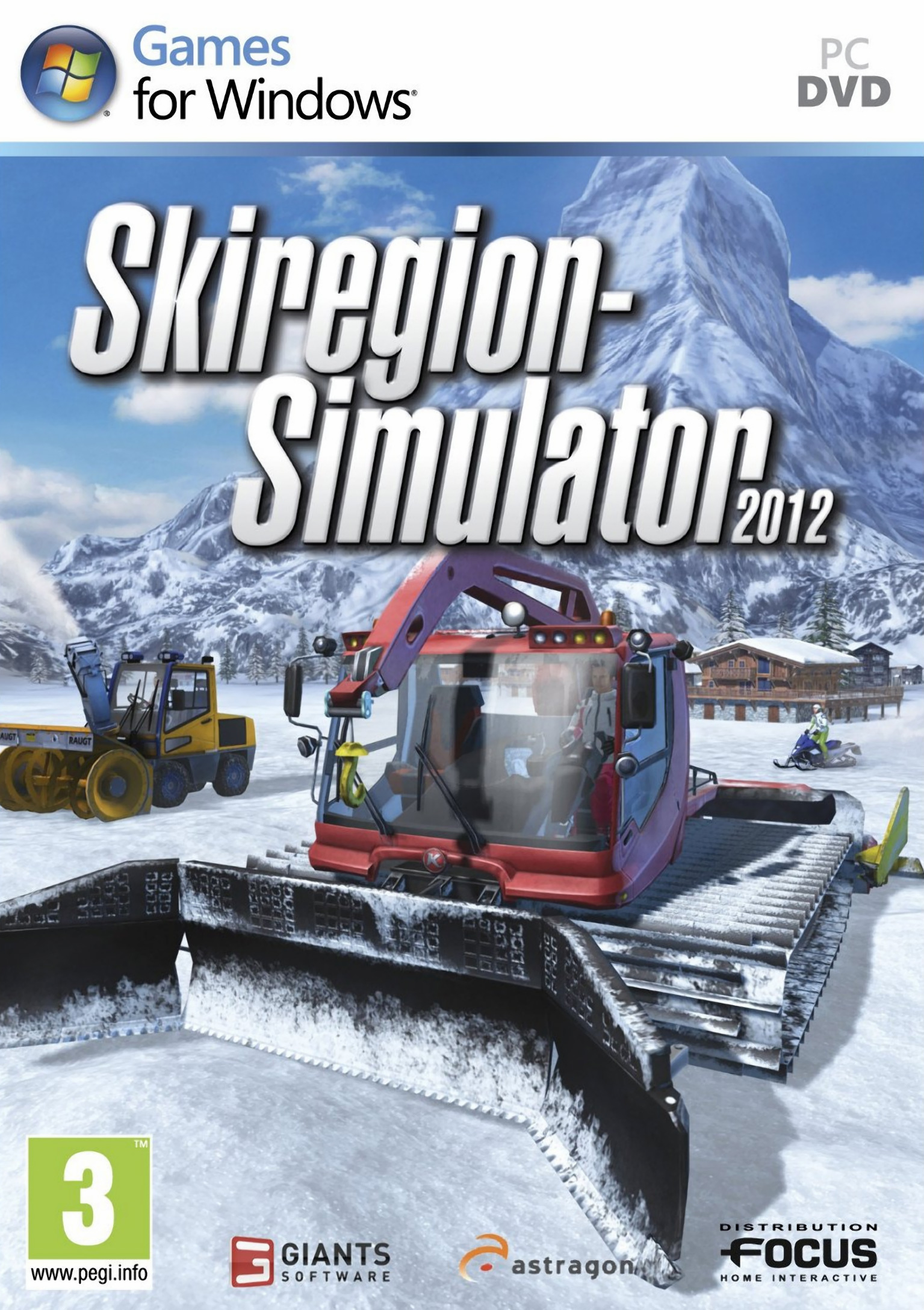 Ski Region Simulator 2012 - predn DVD obal