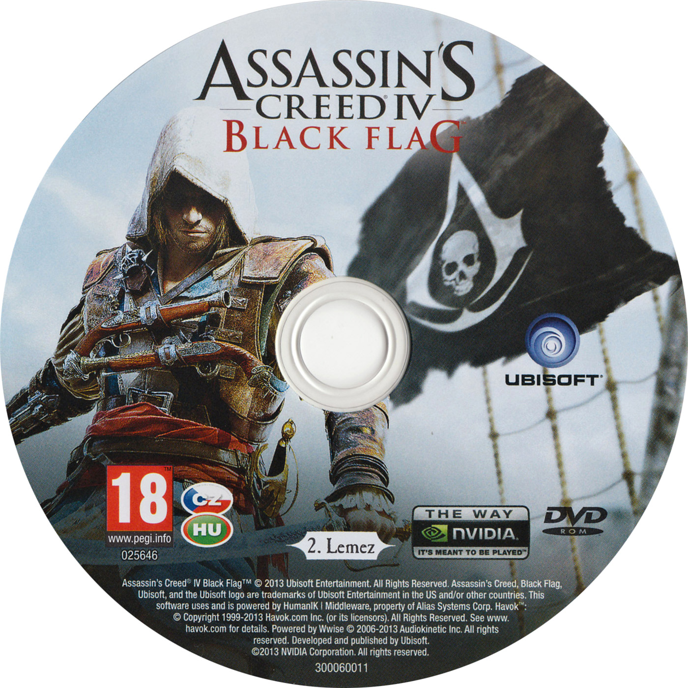 Assassin's Creed IV: Black Flag - CD obal 2
