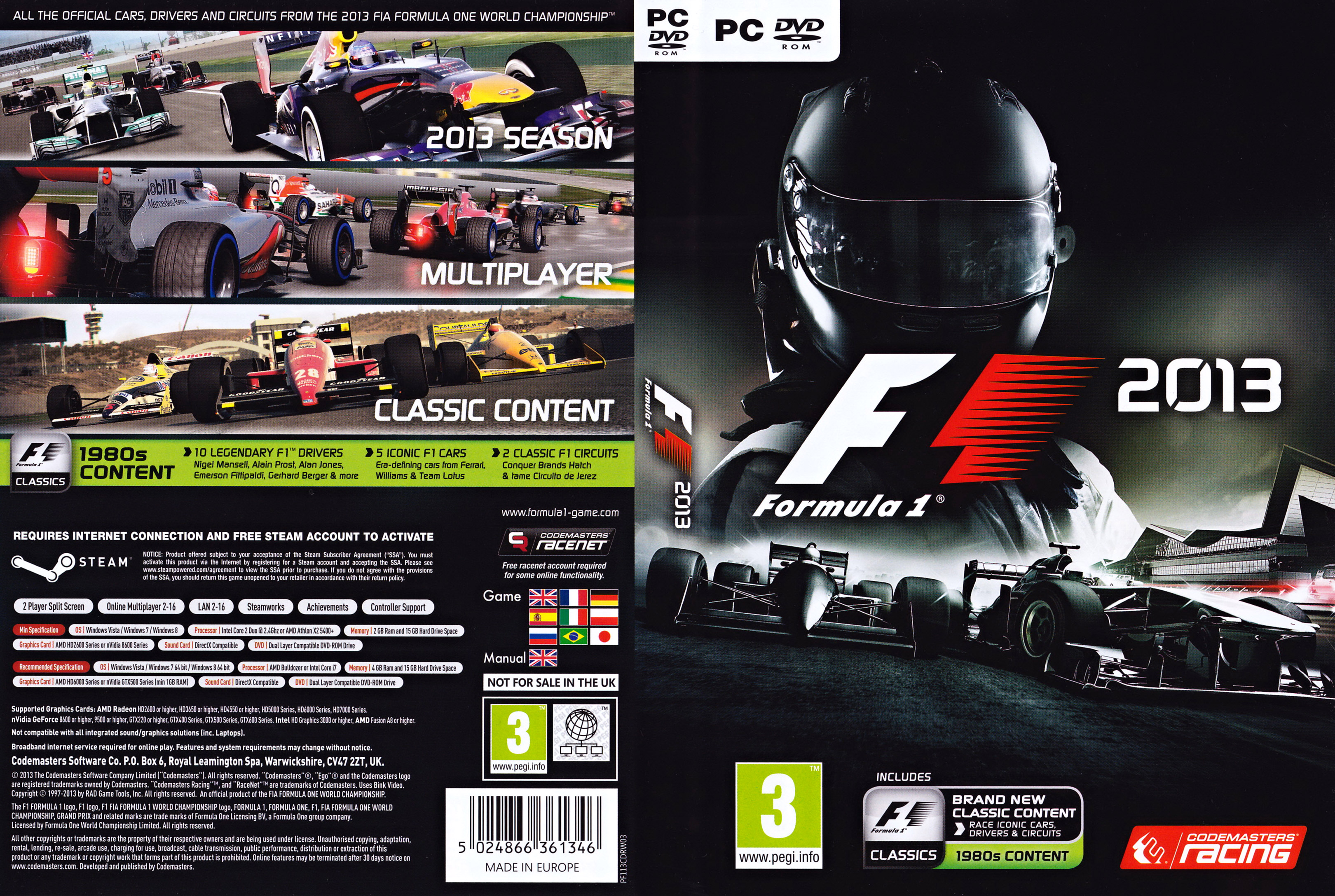 1 2013 год. F1 2013 системные требования. Formula 1 2013 PC DVD. F1 2012 PC Cover. F1 2012 PC Cover Box.