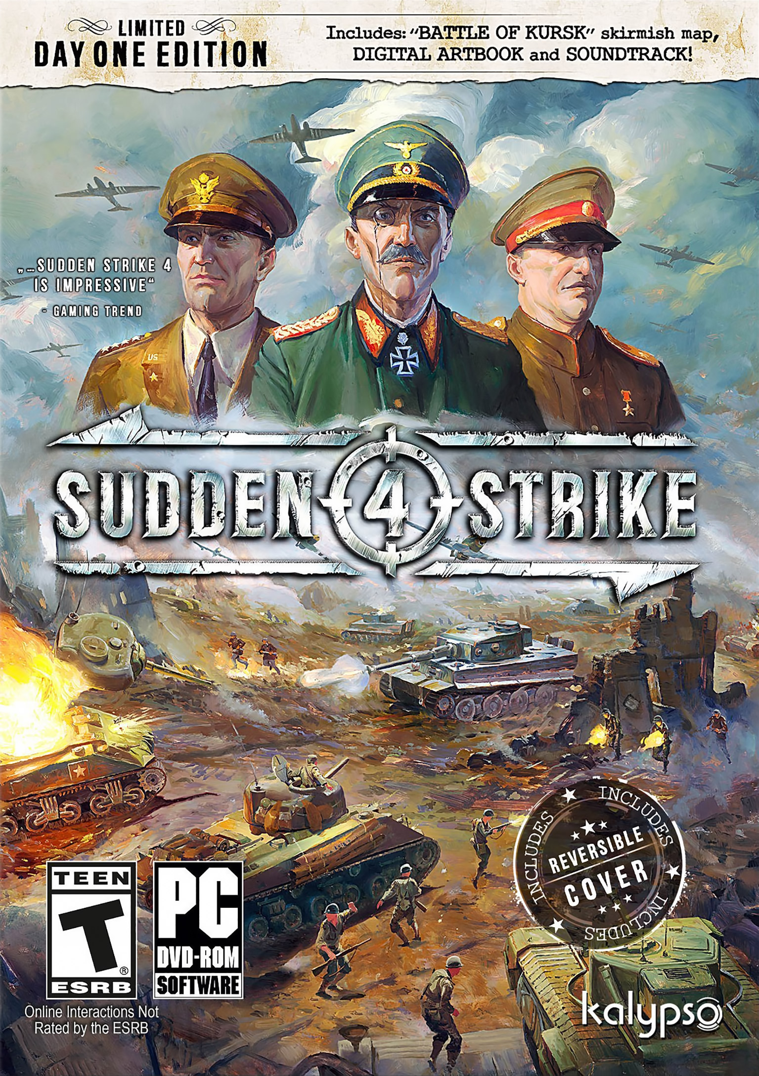 Sudden Strike 4 - predn DVD obal