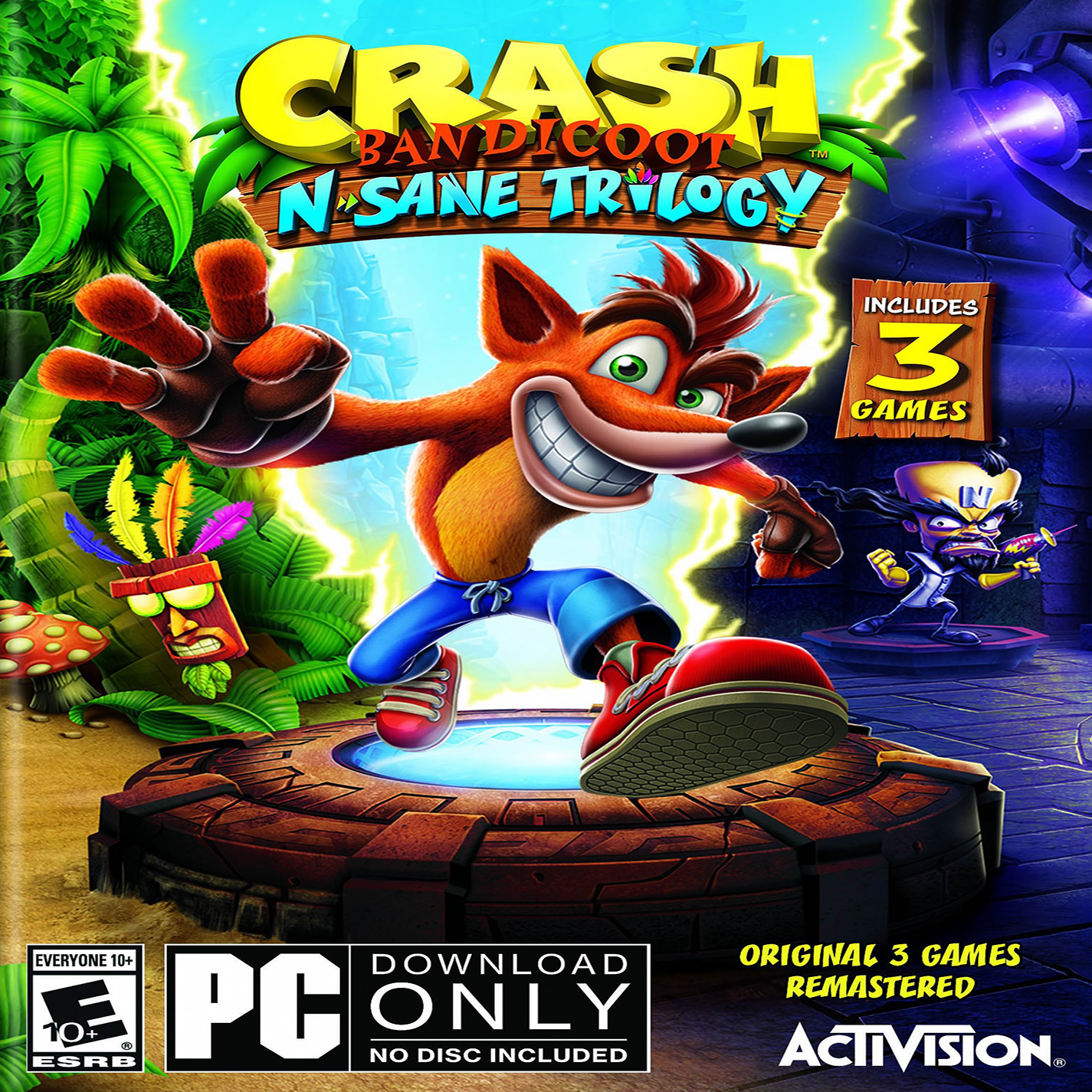 Crash Bandicoot N. Sane Trilogy - predn CD obal