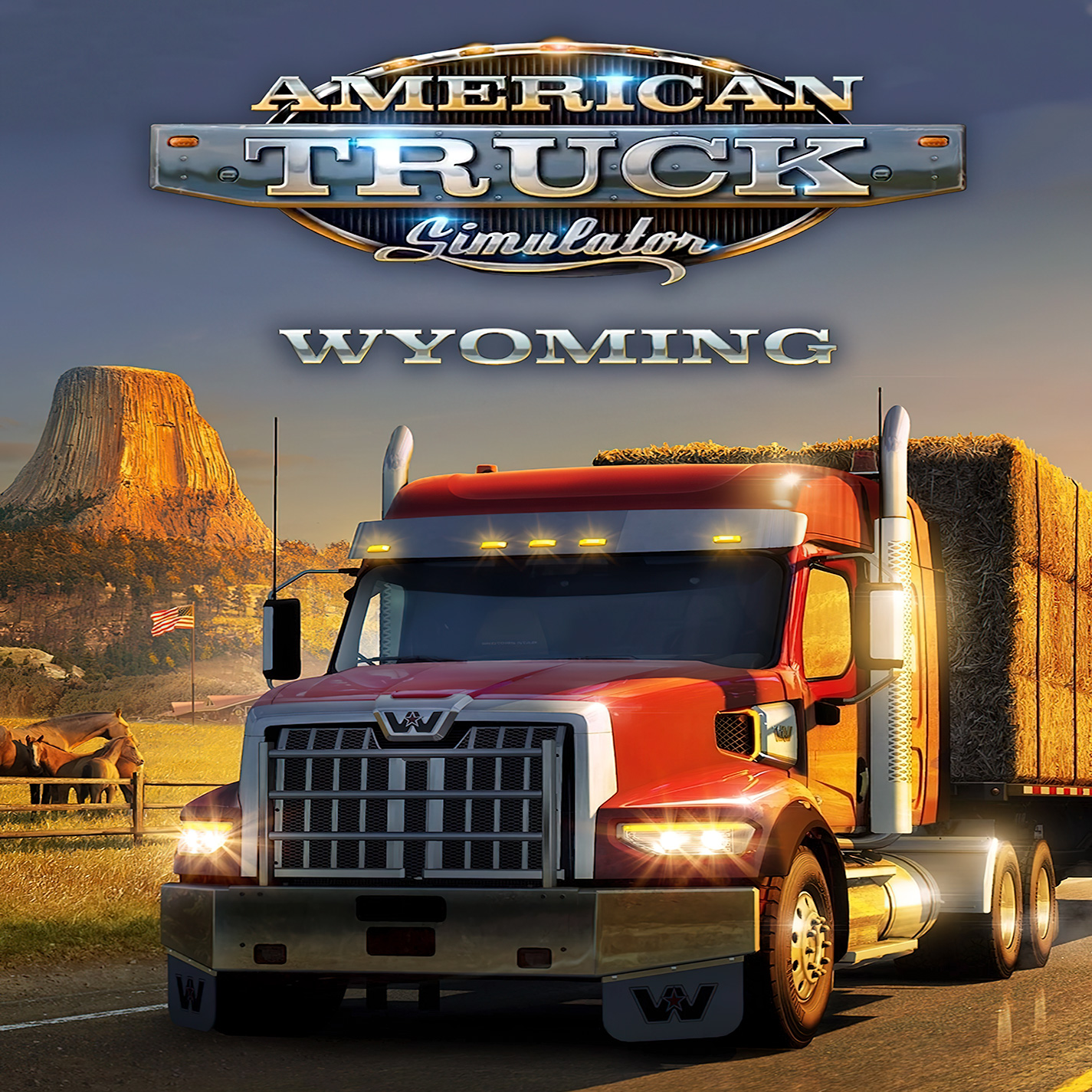 American Truck Simulator - Wyoming - predn CD obal