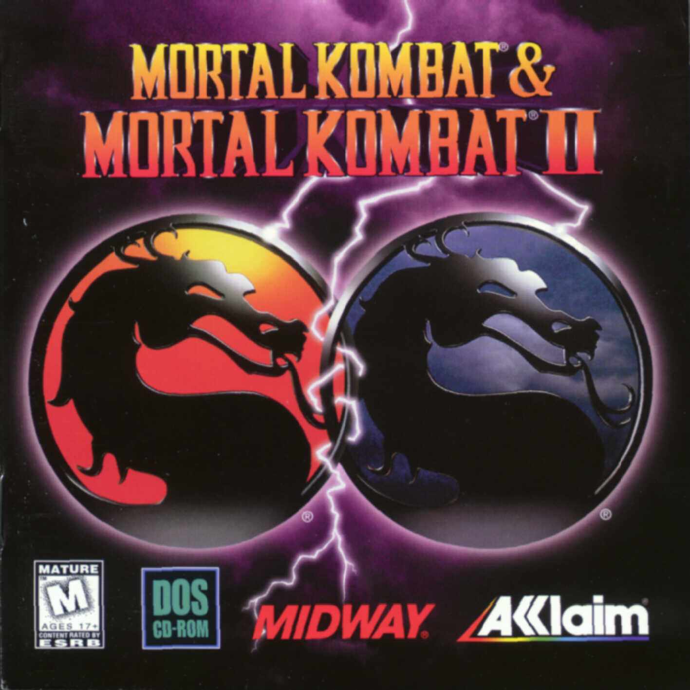 Mortal Kombat & Mortal Kombat II - predn CD obal