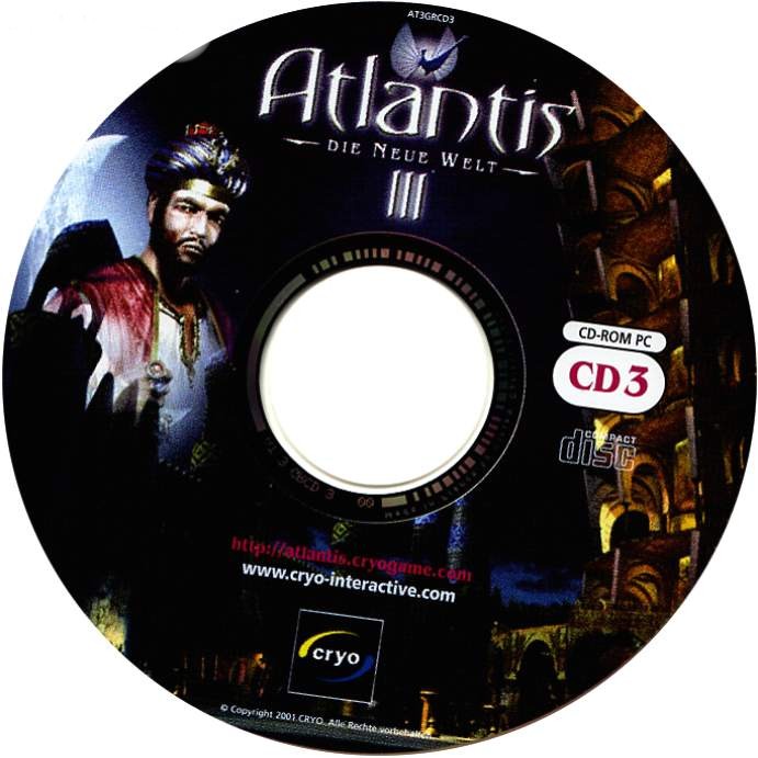 Atlantis 3: The New World - CD obal 3