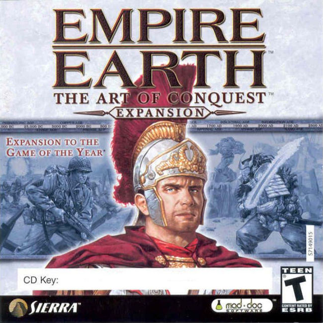 Empire Earth: The Art of Conquest - predn CD obal