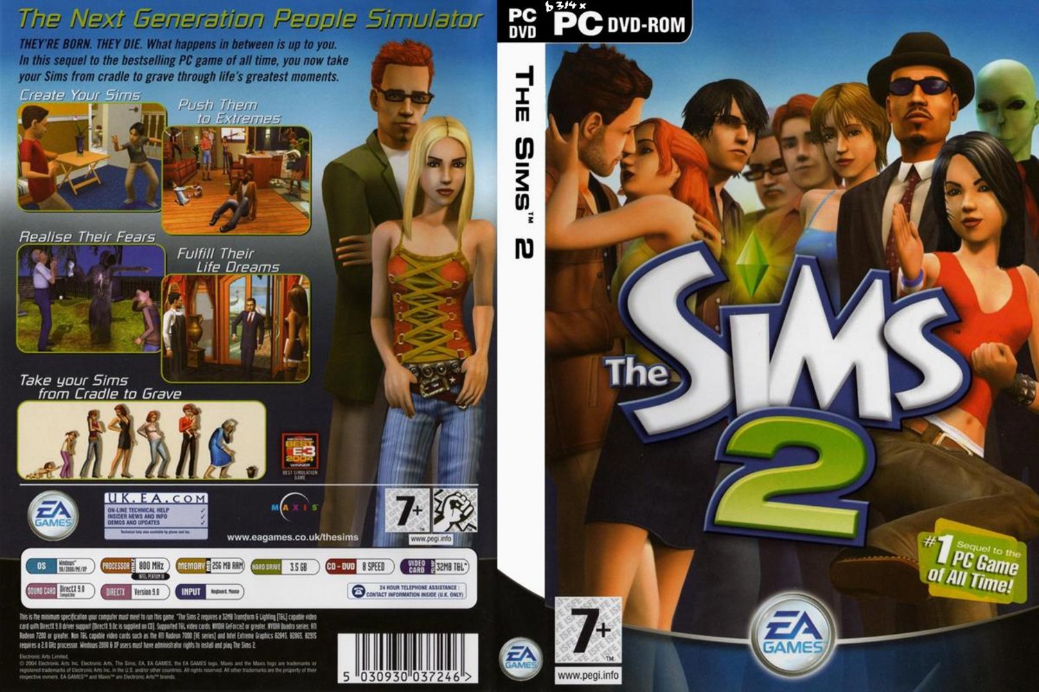 The Sims 2 - DVD obal