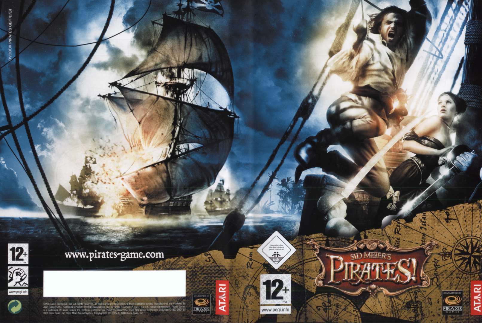 Sid Meier's Pirates! - DVD obal