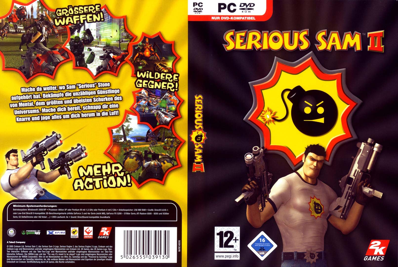 Serious Sam 2 - DVD obal