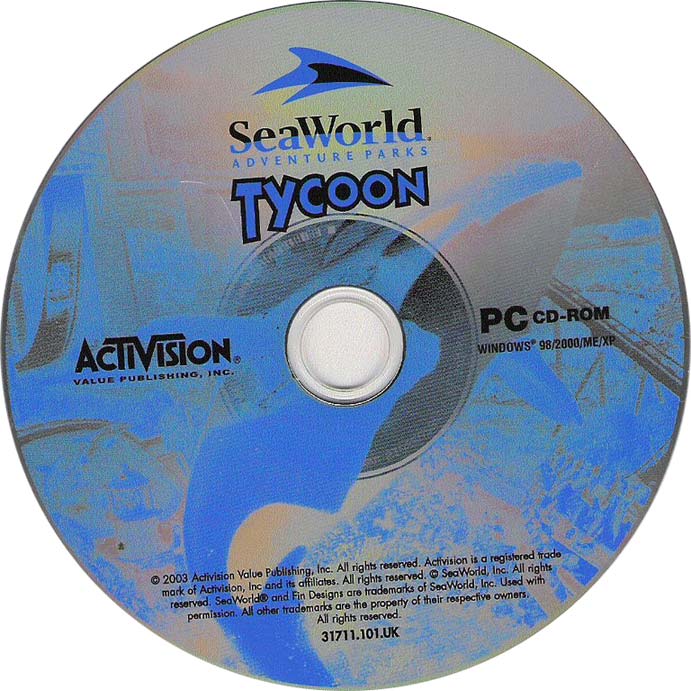 Seaworld Adventure Park Tycoon  - CD obal