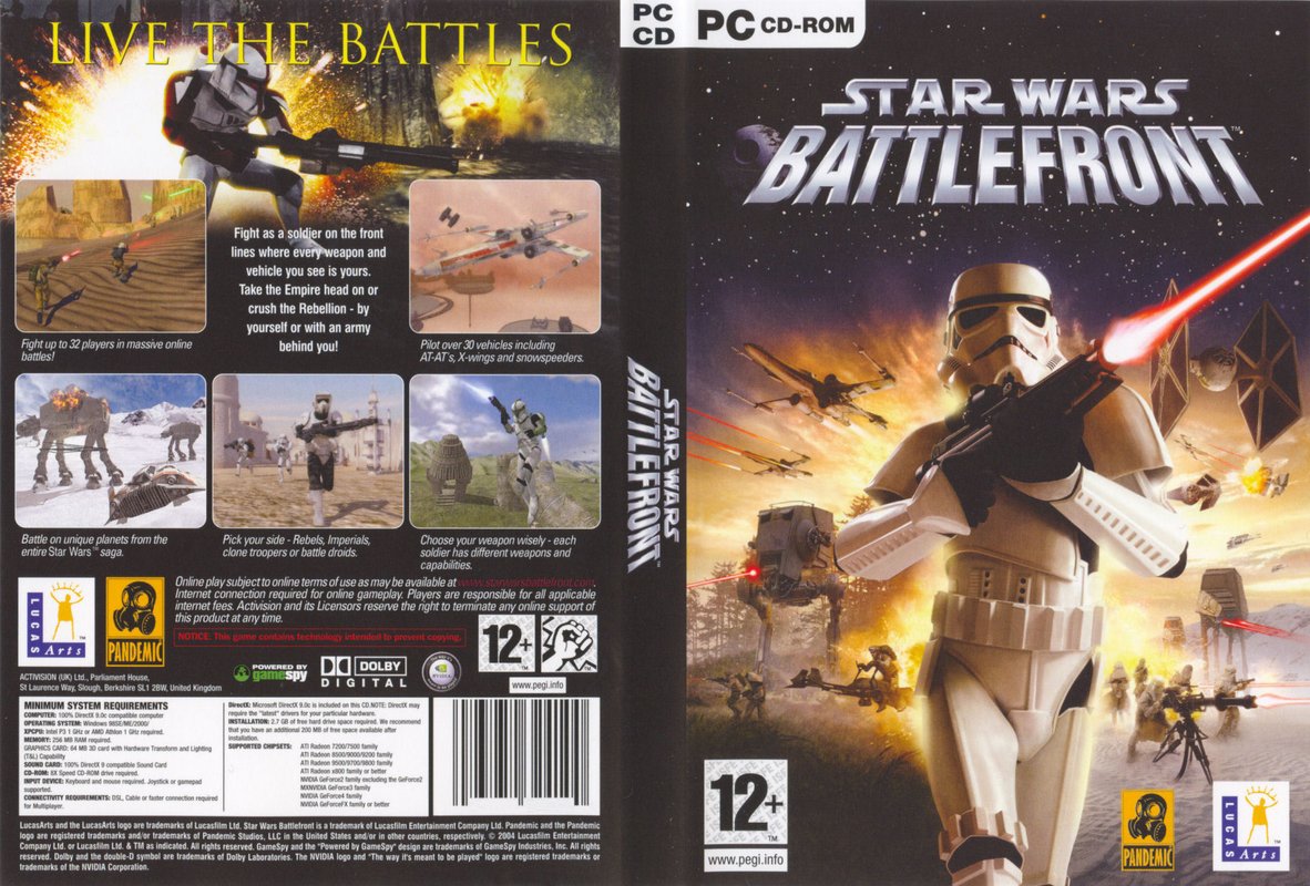 Star Wars: BattleFront (2004) - DVD obal