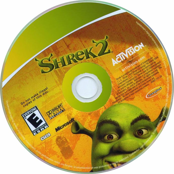 Shrek 2: The Game - CD obal