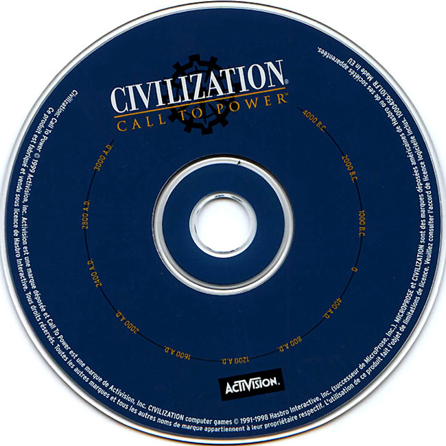 Civilization: Call to Power - CD obal