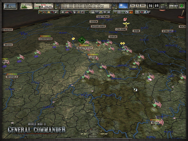 World War II General Commander - Operation: Watch on the Rhine - screenshot 7