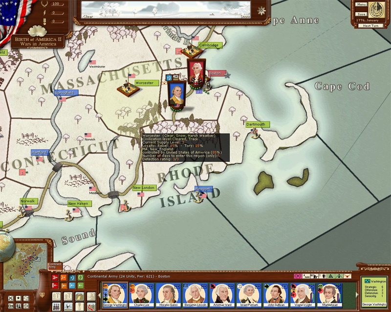 Birth of America II: Wars in America 1750-1815 - screenshot 5