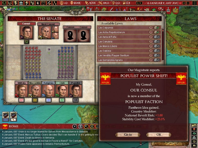 Europa Universalis: Rome Gold - screenshot 15