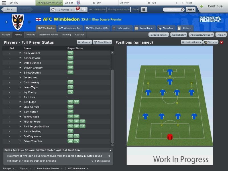 Football Manager 2010 - screenshot 17