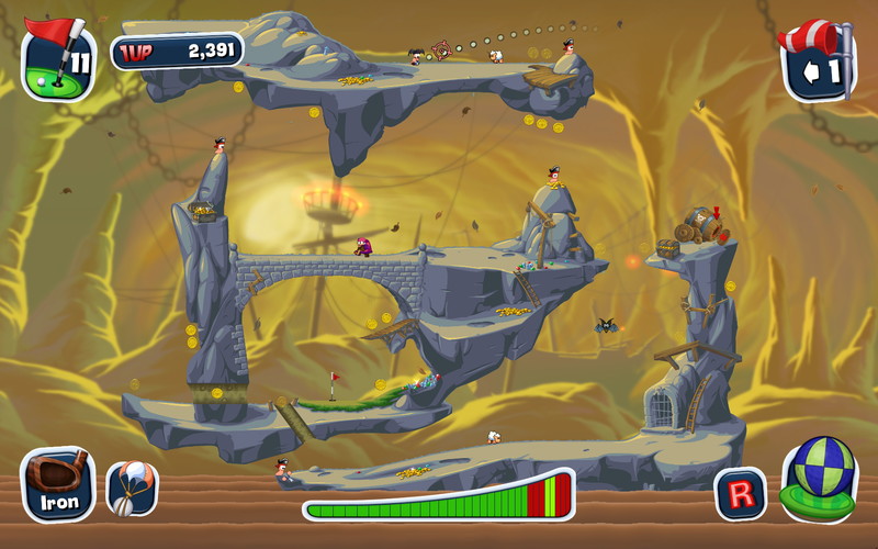 Worms Crazy Golf - screenshot 1