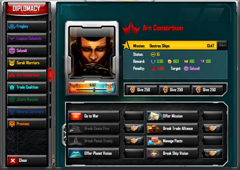 Sins of a Solar Empire: Diplomacy - screenshot 3