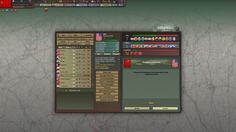 Hearts of Iron 3: Their Finest Hour - screenshot 15