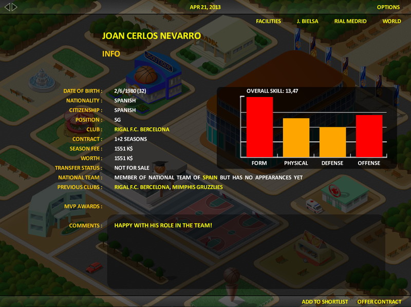 World Basketball Manager Tycoon - screenshot 9