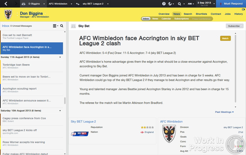 Football Manager 2014 - screenshot 21