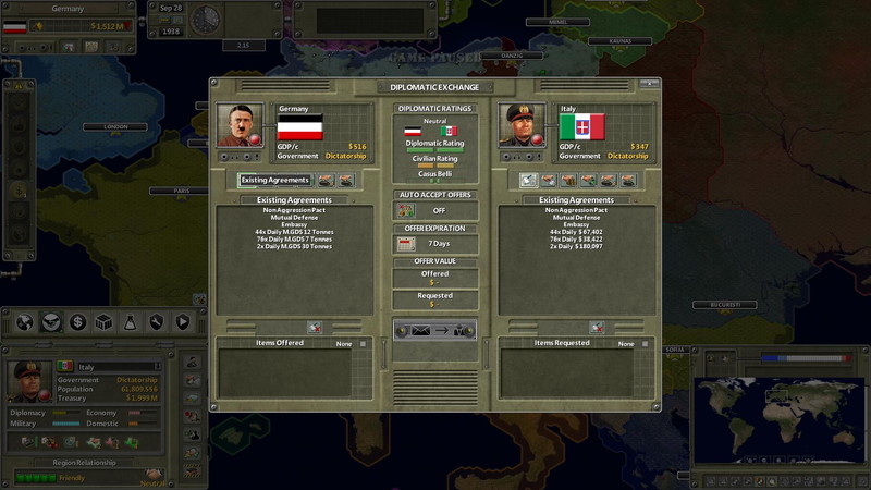 Supreme Ruler 1936 - screenshot 4