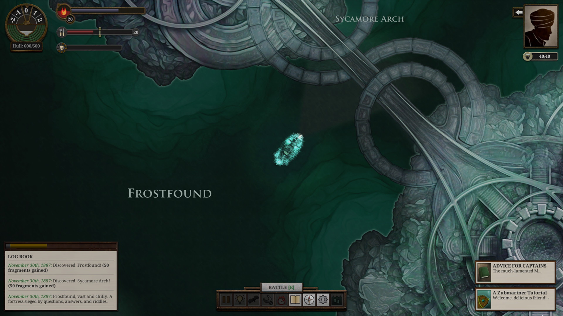 Sunless Sea: Zubmariner - screenshot 2