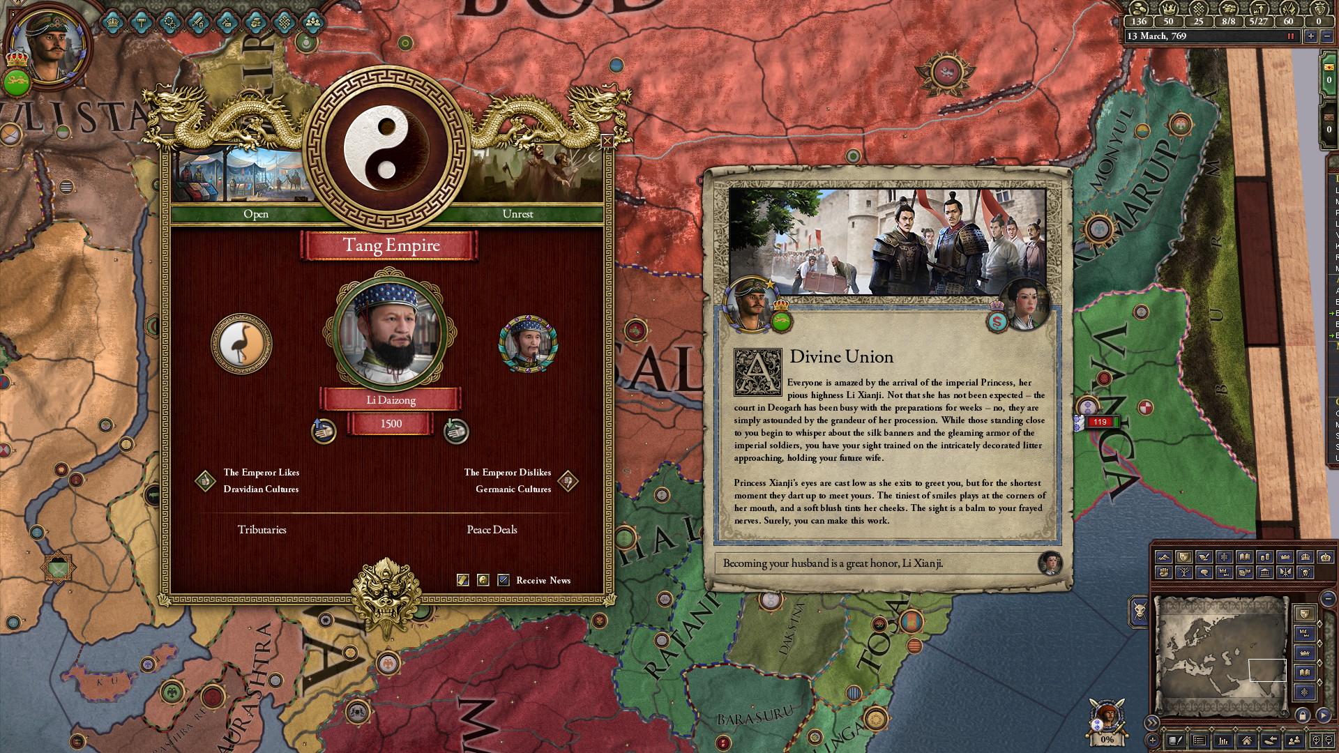 Crusader Kings II: Jade Dragon - screenshot 2