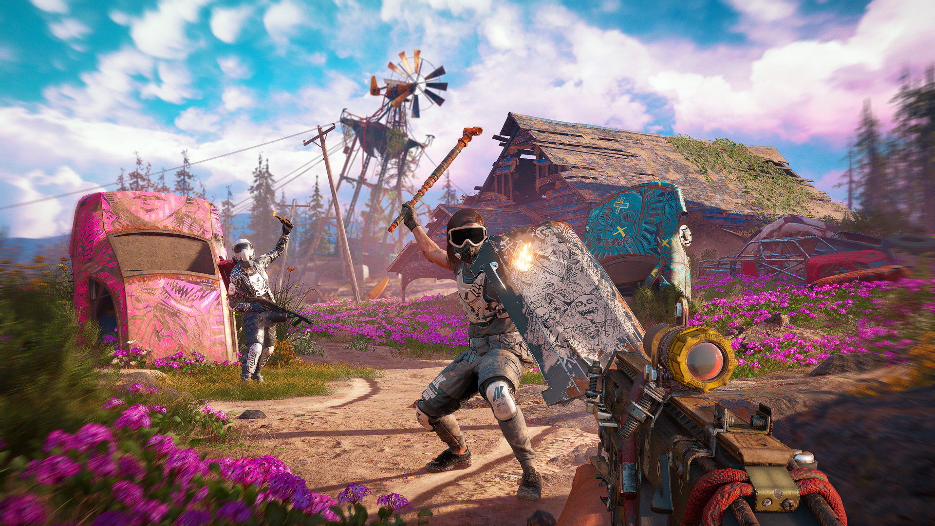 Far cry new dawn бабуля стрельба по мишеням