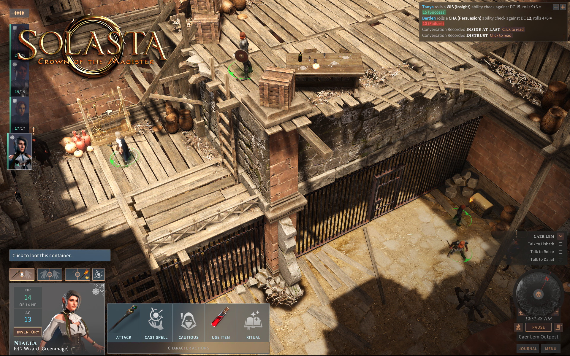 Solasta: Crown of the Magister - screenshot 5