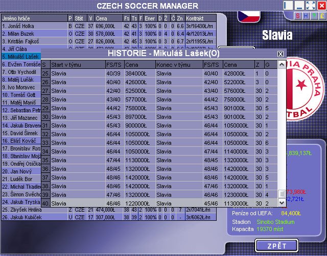 Czech Soccer Manager 2020 - screenshot 3