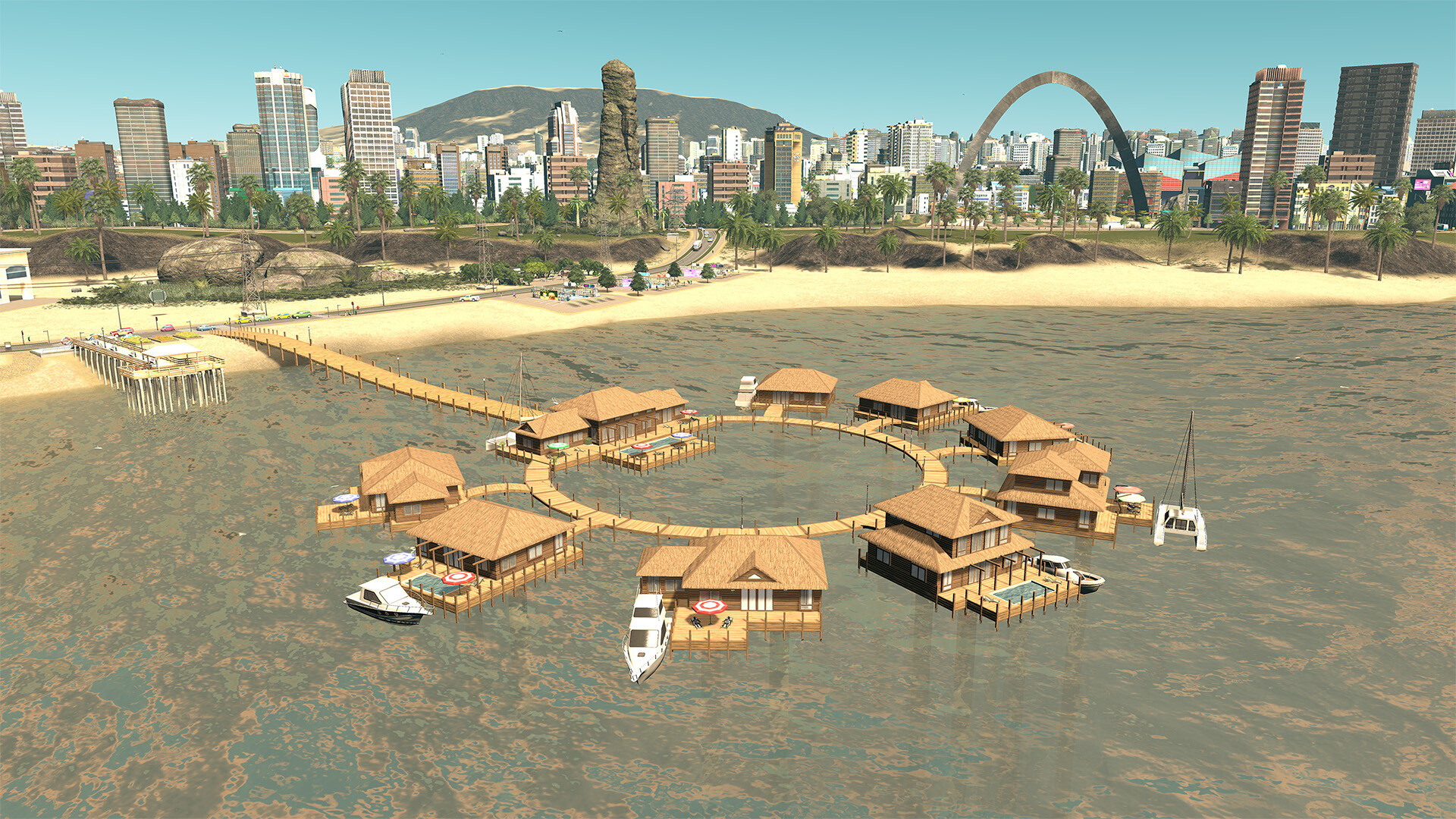 Cities: Skylines - Hotels & Retreats - screenshot 2