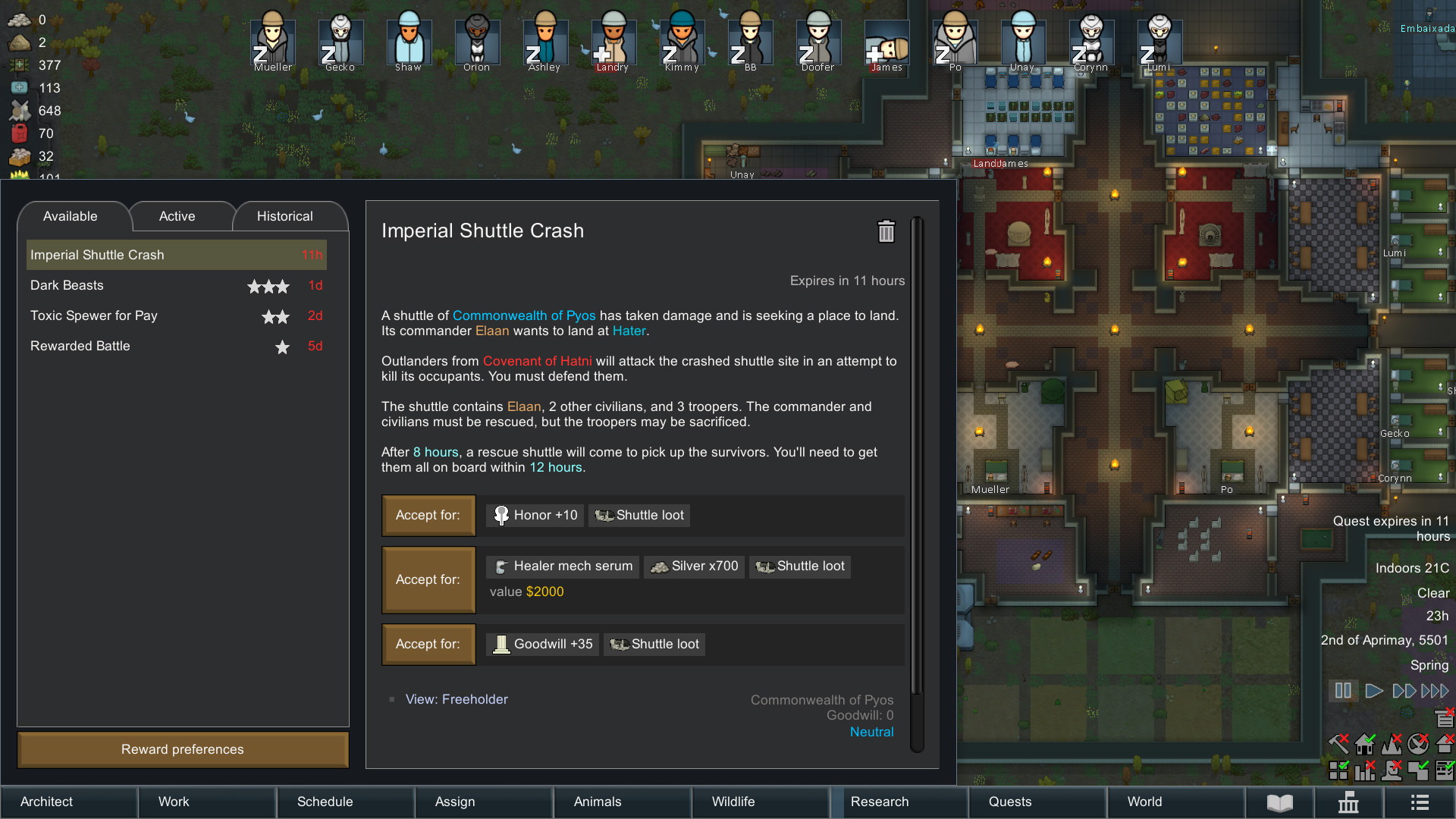 RimWorld - Royalty - screenshot 1