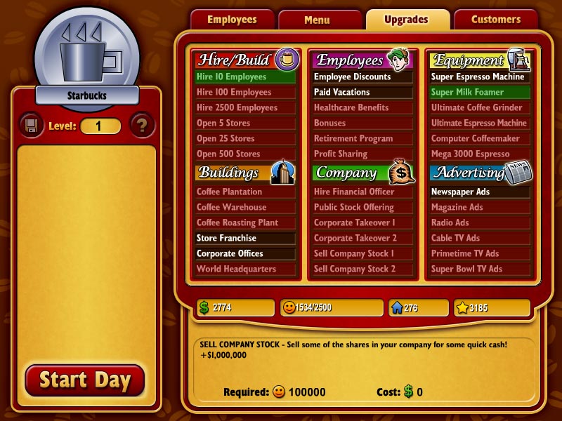 Coffee Tycoon - screenshot 2