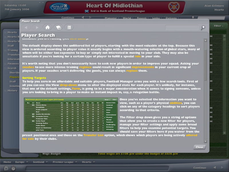 Football Manager 2006 - screenshot 15