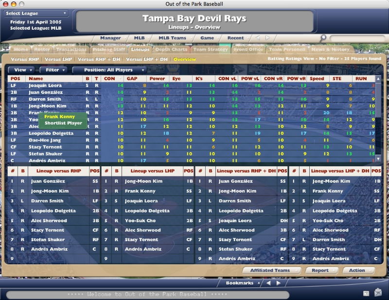 Out of the Park Baseball 2006 - screenshot 20