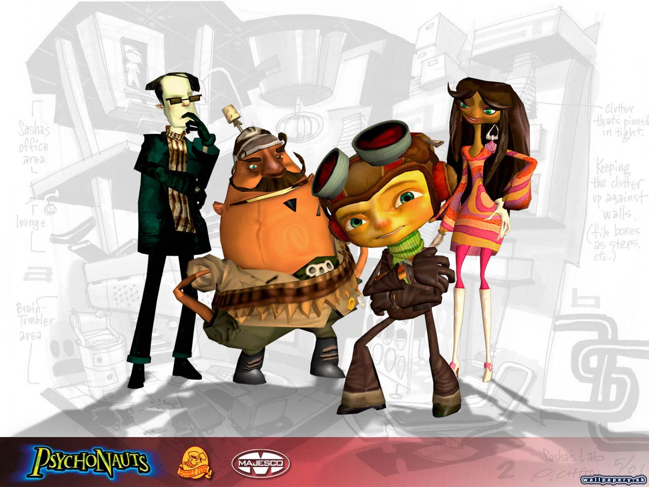 Psychonauts - wallpaper 2