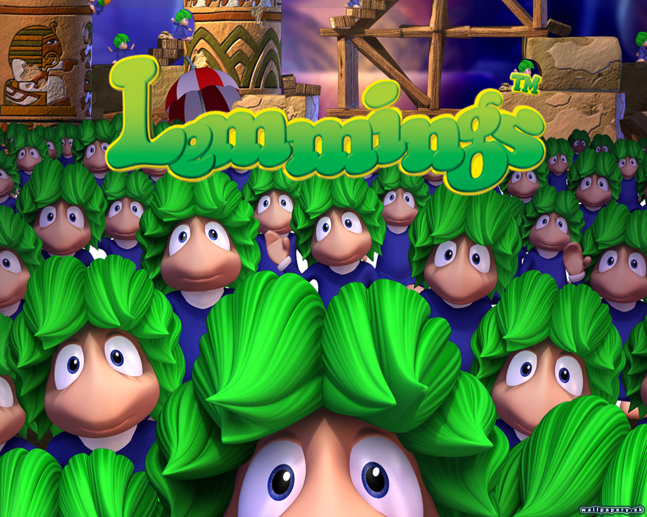 Lemmings - wallpaper 3