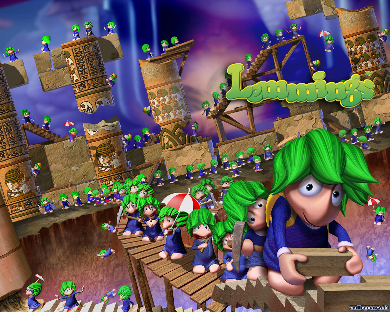 Lemmings - wallpaper 4