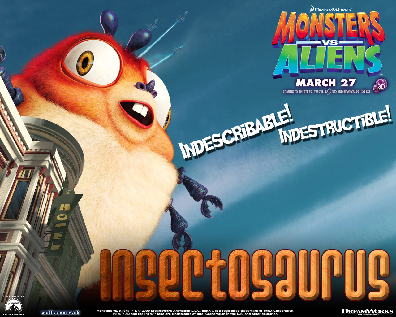 Monsters vs. Aliens - wallpaper 7