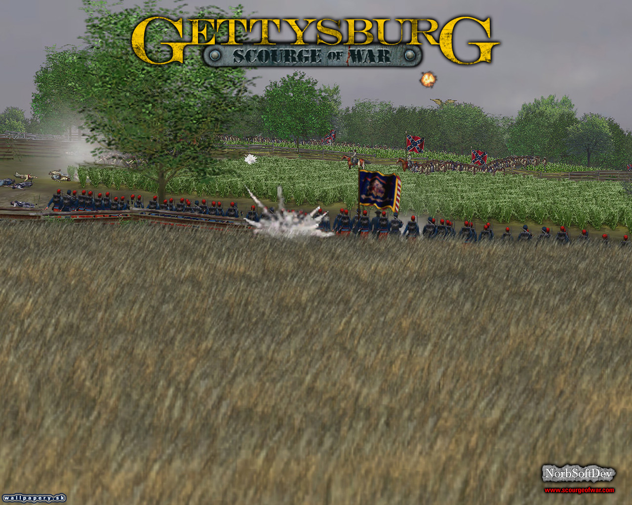 Scourge of War: Gettysburg - wallpaper 3