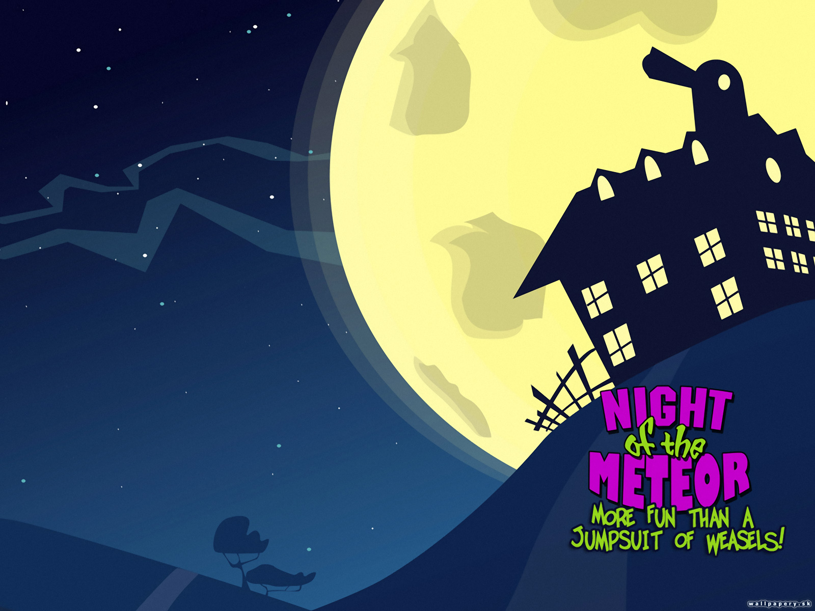 Night of the Meteor - wallpaper 1