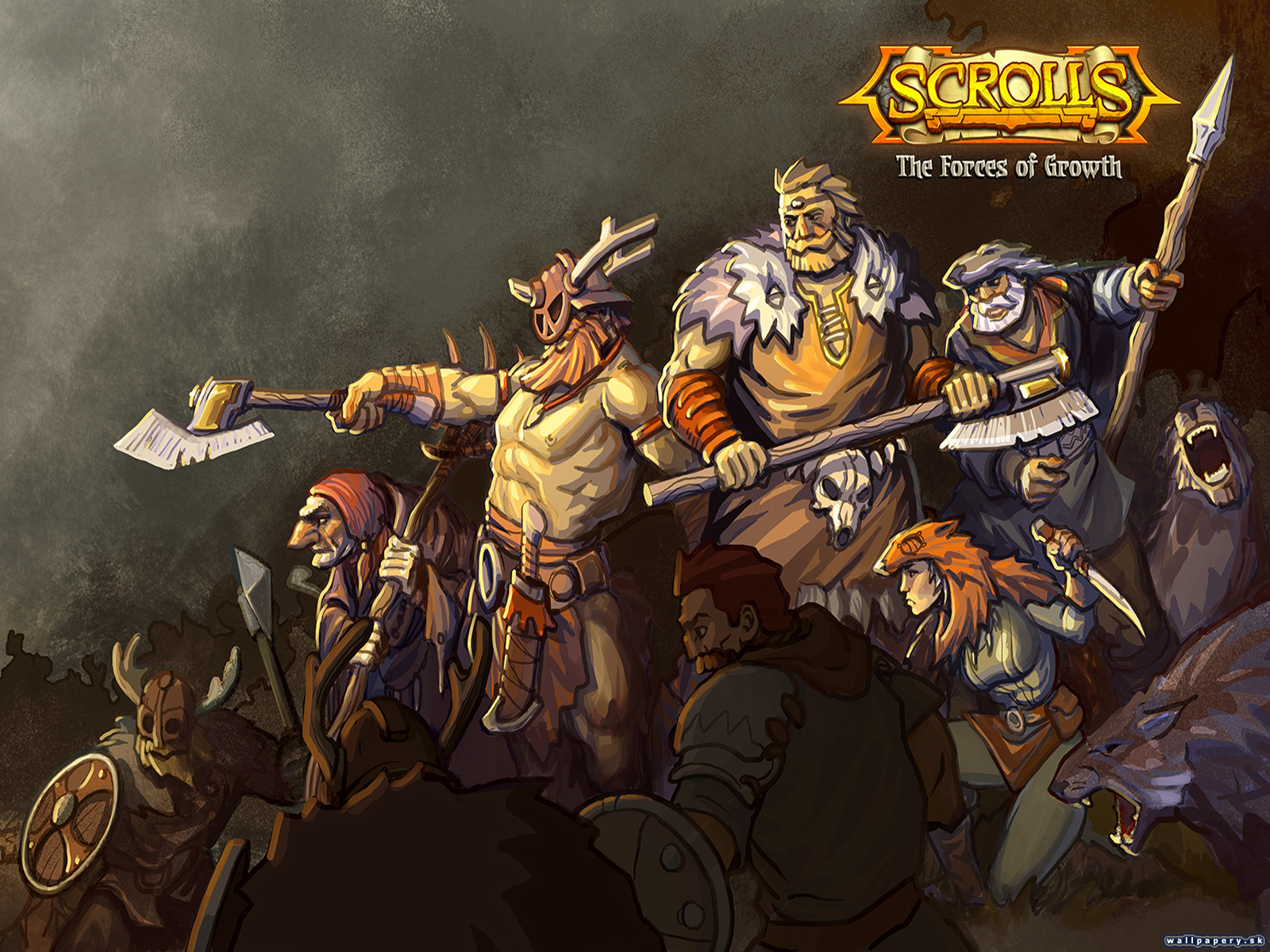 Scrolls - wallpaper 2