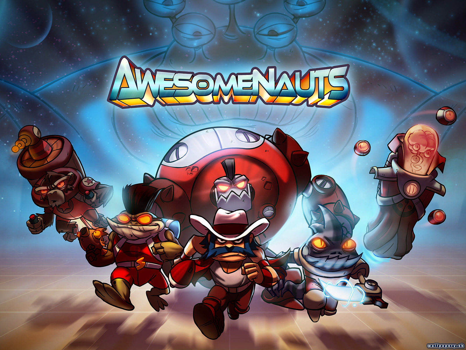 Awesomenauts - wallpaper 1