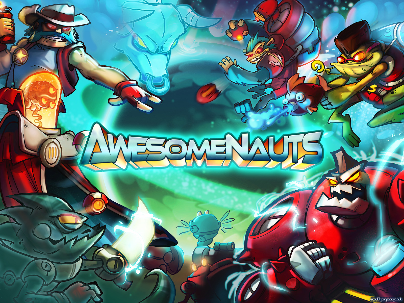 Awesomenauts - wallpaper 3